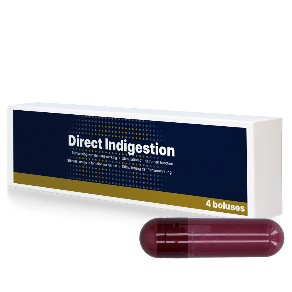 DIRE018.png Bolus pour la rumination des bovins adultes, 4 x 76 g – Direct Bolus Indigestion – Image 1
