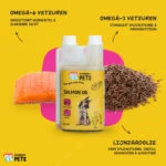 Huile de saumon pour chiens, oméga 3 et 6, 500 ml – Excellent Pets Dog Salmon Oil – Image 5