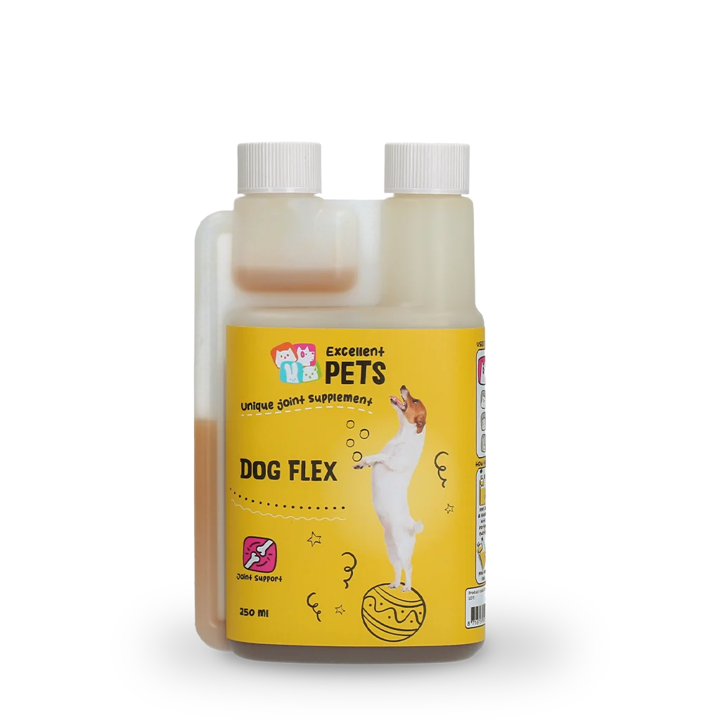 Complément articulaire liquide pour chiens, 250 ml – Excellent Pets Dog Flex – Image 1