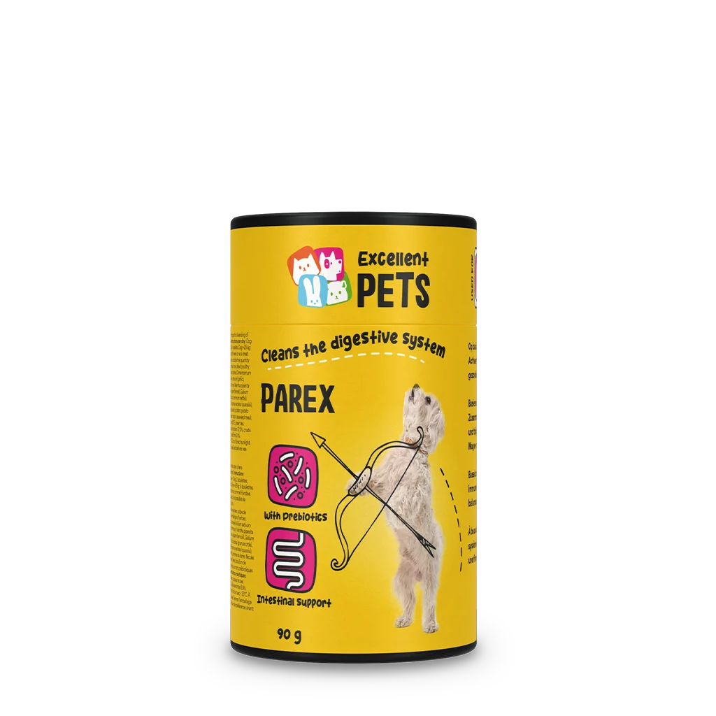 Complément pour chiens avec prébiotiques sous forme de bouchées, 90 g – Excellent Pets Dog Parex – Image 1