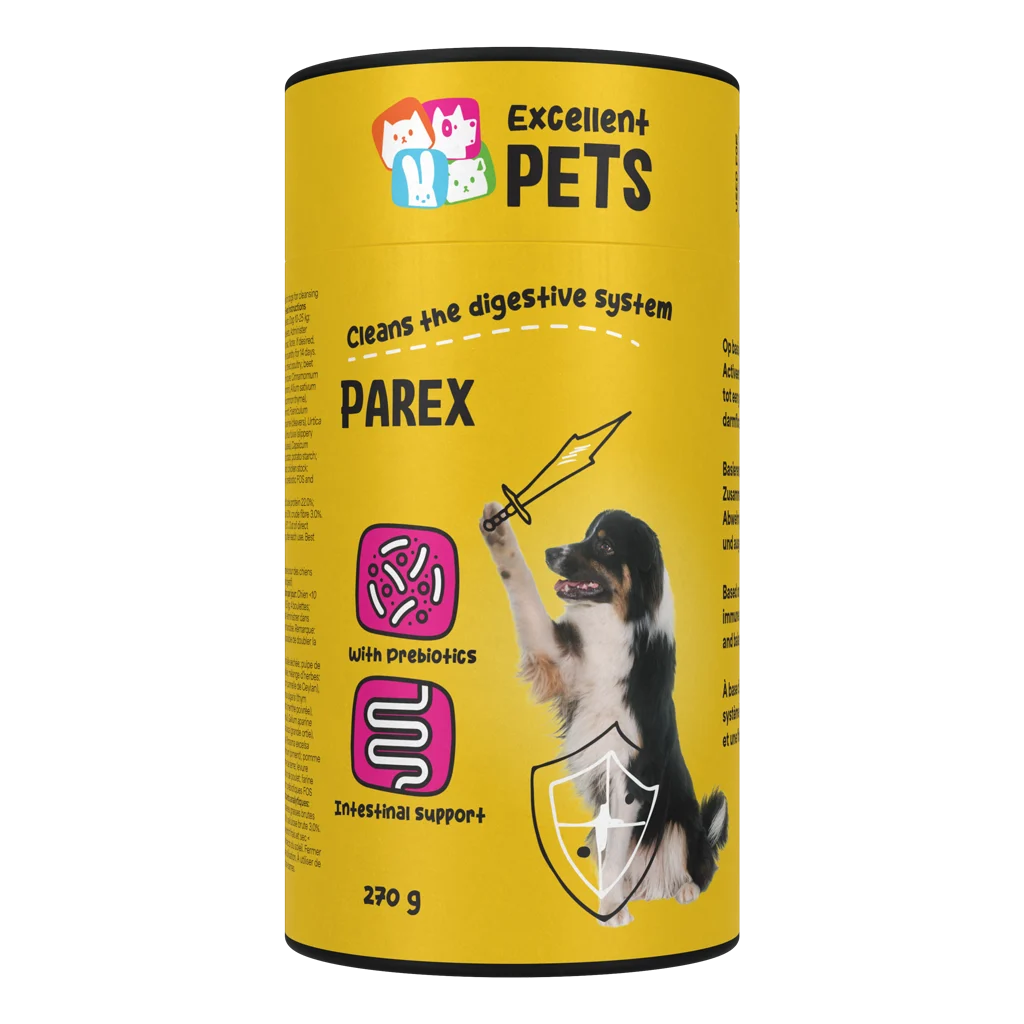 Complément alimentaire pour chien aux prébiotiques en croquettes, 270 g – Excellent Pets Dog Parex – Image 1