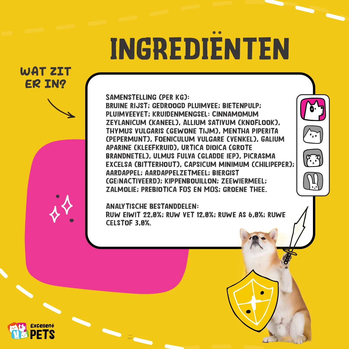 Complément alimentaire pour chien en croquettes, 630 g – Excellent Pets Dog Parex – Image 4