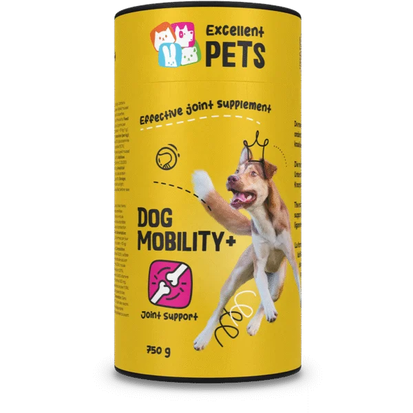 Complément pour les articulations du chien en poudre, 750 g – Excellent Pets Dog Mobility+