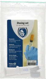 Kit de dosage avec seringue doseuse 20/24 ml et embout Luer
