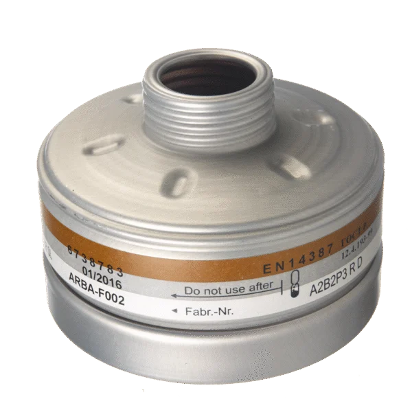 Filtre pour masque A2B2-P3 avec raccord fileté RD40 – Filtre Dräger RD 40 A2B2-P3
