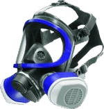Masque complet avec raccord à baïonnette pour deux filtres, sans filtres – Dräger X-plore 5500