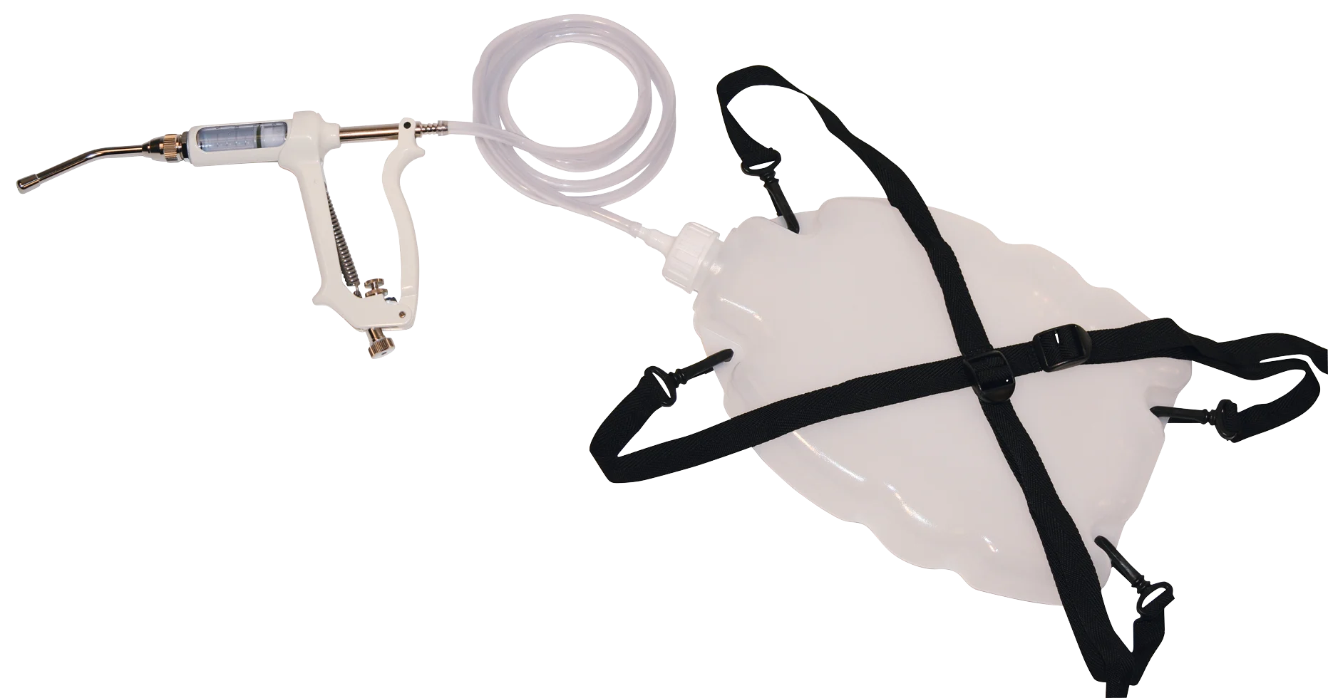DREN0001.png Pistolet drogueur avec fonction d’injection, 23 ml et réservoir de 2,5 l – Henke-Sass Wolf Drench-Matic Eco – Image 1