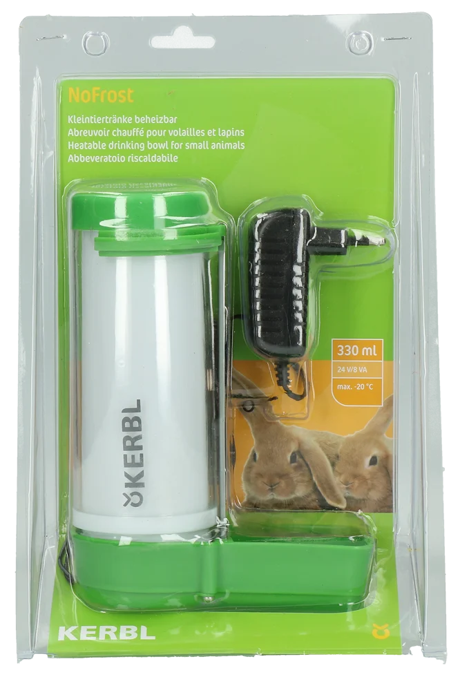 Abreuvoir chauffant pour petits animaux, 330 ml, 8 W – Kerbl NoFrost – Image 1