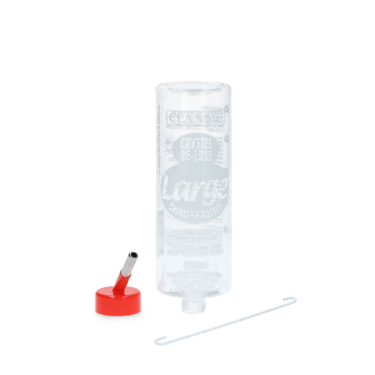 Bouteille à eau en plastique pour rongeurs, 600 ml – Classic Crystal Deluxe