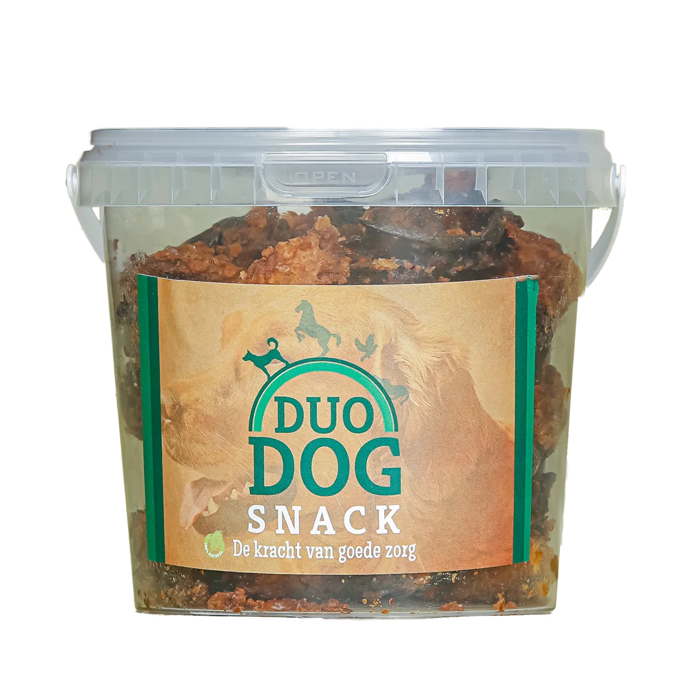 DUOD3350.png Friandise pour chien à 100% de graisse de cheval fondue, env. 350 g – Duo Dog Snack – Image 1