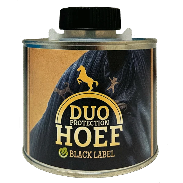 Soin noir pour sabots foncés, 500 ml – Duo Protection Hoef Black Label