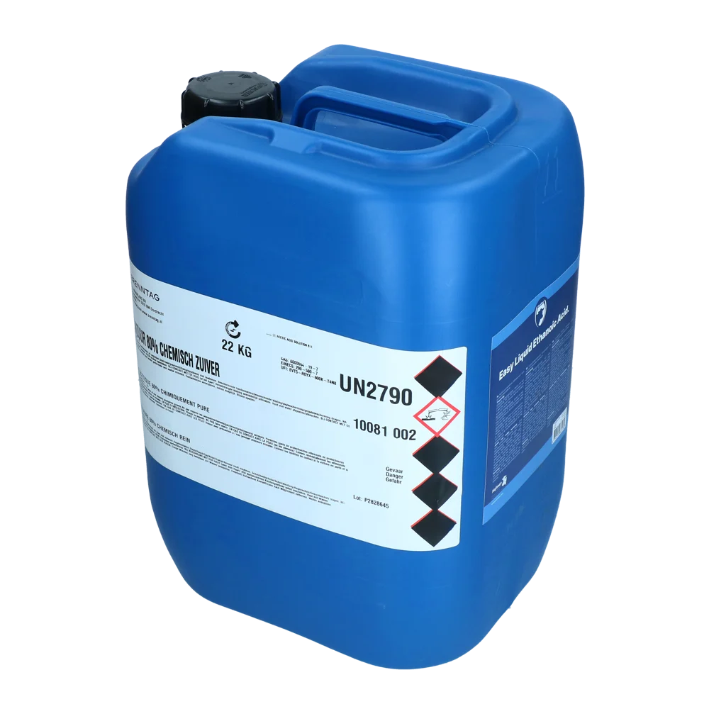 EASY00127.png Concentré d’acide acétique pour le nettoyage, 22 kg – Excellent Easy Liquid Ethaanzuur – Image 1
