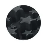Gamelle anti glouton pour chien à motif d’étoiles, L 30 cm, grise – Eat Slow Live Longer Star – Image 3