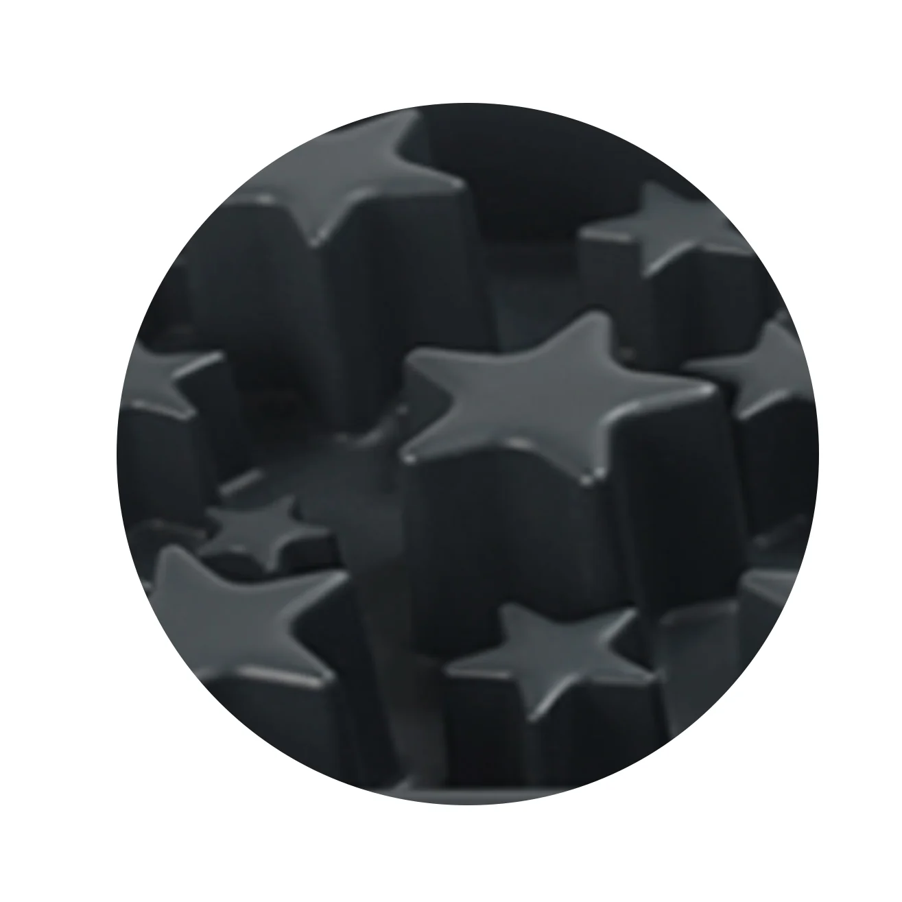 Gamelle anti-glouton pour chien avec motif en étoiles, S 20,5 cm, grise – Eat Slow Live Longer Star – Image 3