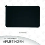 Tapis de gamelle en silicone avec rebord, M 38 x 54 cm, gris – Eat Slow Live Longer Spill Mat – Image 5