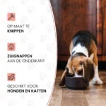 Insert anti glouton pour gamelle de chien avec ventouses, rouge M, diamètre de la base 11,5 cm – Eat Slow Live Longer Gobble Stopper – Image 6