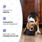 Insert anti-glouton pour gamelle de chien avec ventouses, bleu M, diamètre de la base 11,5 cm – Eat Slow Live Longer Gobble Stopper – Image 6
