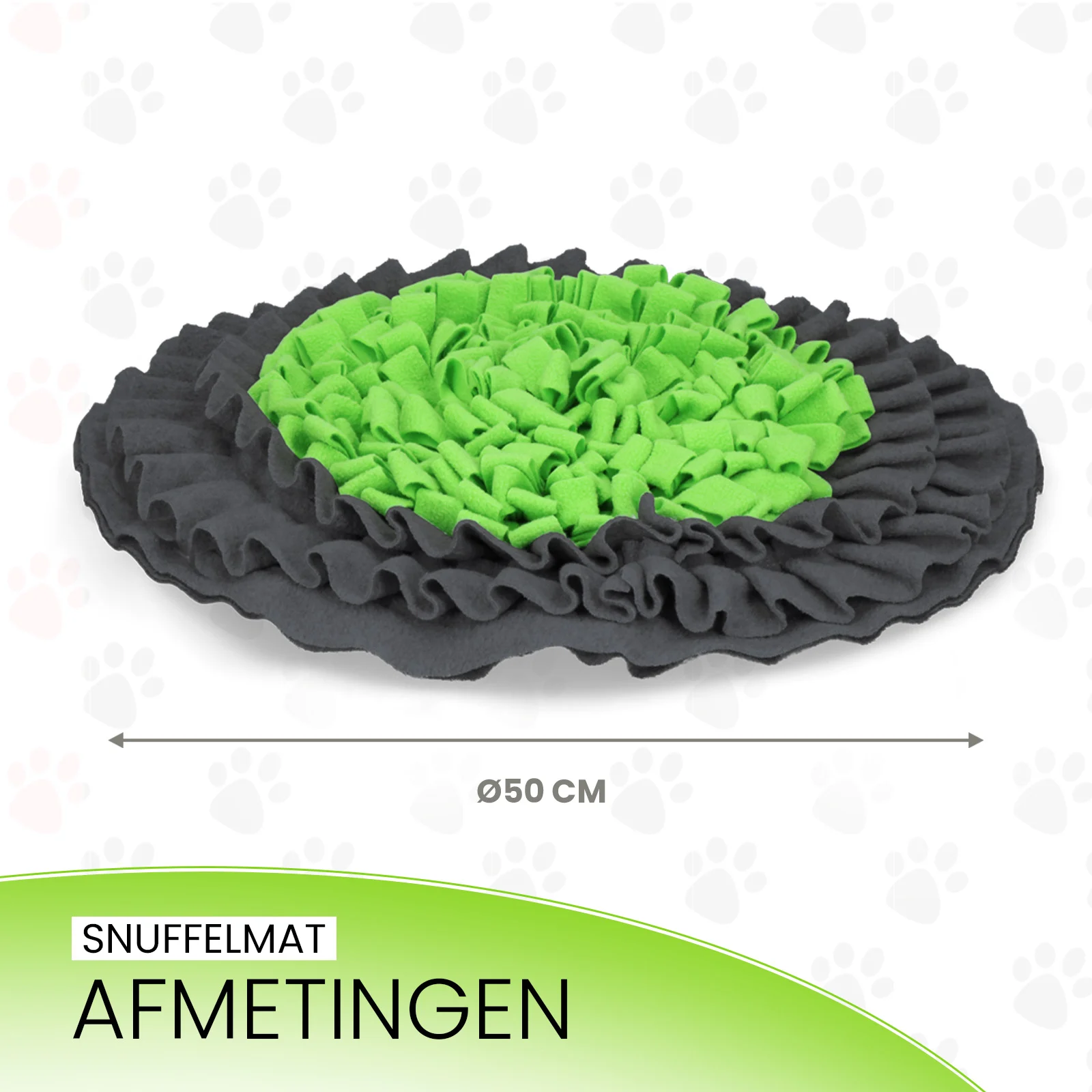 Tapis de fouille avec cordon de serrage Ø 50 cm – Eat Slow Live Longer Snuffle Mat – Image 5