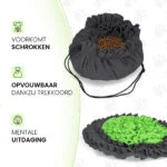 Tapis de fouille avec cordon de serrage Ø 50 cm – Eat Slow Live Longer Snuffle Mat – Image 6