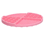 Tapis de léchage rond avec compartiments profonds, rose, ø 21 cm – Eat Slow Live Longer Lick Mat Dimensions Circle – Image 2