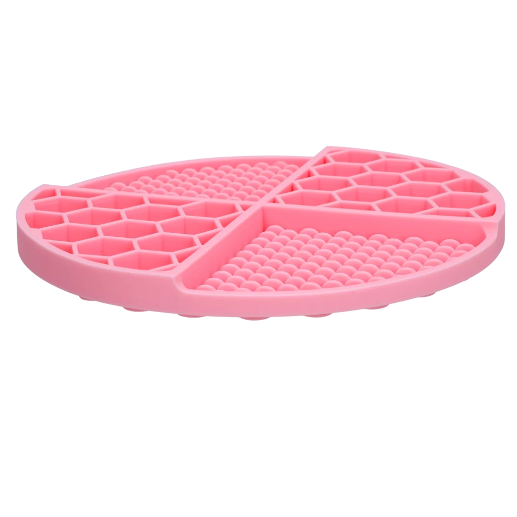 Tapis de léchage rond avec compartiments profonds, rose, ø 21 cm – Eat Slow Live Longer Lick Mat Dimensions Circle – Image 2