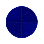 Tapis de léchage rond avec compartiments profonds, bleu, ø 21 cm – Eat Slow Live Longer Lick Mat Dimensions Circle – Image 2
