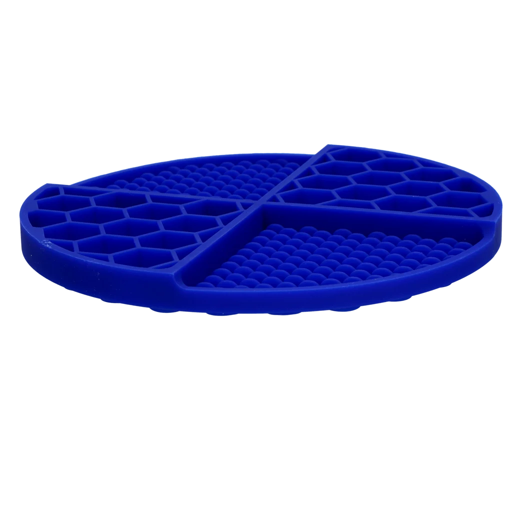 Tapis de léchage rond avec compartiments profonds, bleu, ø 21 cm – Eat Slow Live Longer Lick Mat Dimensions Circle – Image 3