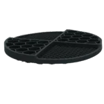Tapis de léchage rond à compartiments profonds, gris, ø 21 cm – Eat Slow Live Longer Lick Mat Dimensions Circle – Image 3
