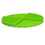 Tapis de léchage rond avec compartiments profonds, vert, ø 21 cm – Eat Slow Live Longer Lick Mat Dimensions Circle – Image 3