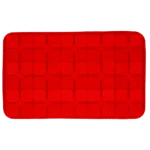 Tapis de léchage pour chiens avec rabats en forme de fleurs et ventouses, 21 x 34 cm, rouge – Eat Slow Live Longer Lick Mat Dimensions Flower – Image 2