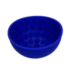Gamelle anti-glouton pour chiens avec fond arrondi et picots, Ø 17 cm, Bleue – Eat Slow Live Longer Lick Mat Wobble Bowl – Image 3