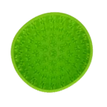 Gamelle anti-glouton pour chien avec fond arrondi et reliefs, Ø 17 cm, verte – Eat Slow Live Longer Lick Mat Wobble Bowl – Image 2