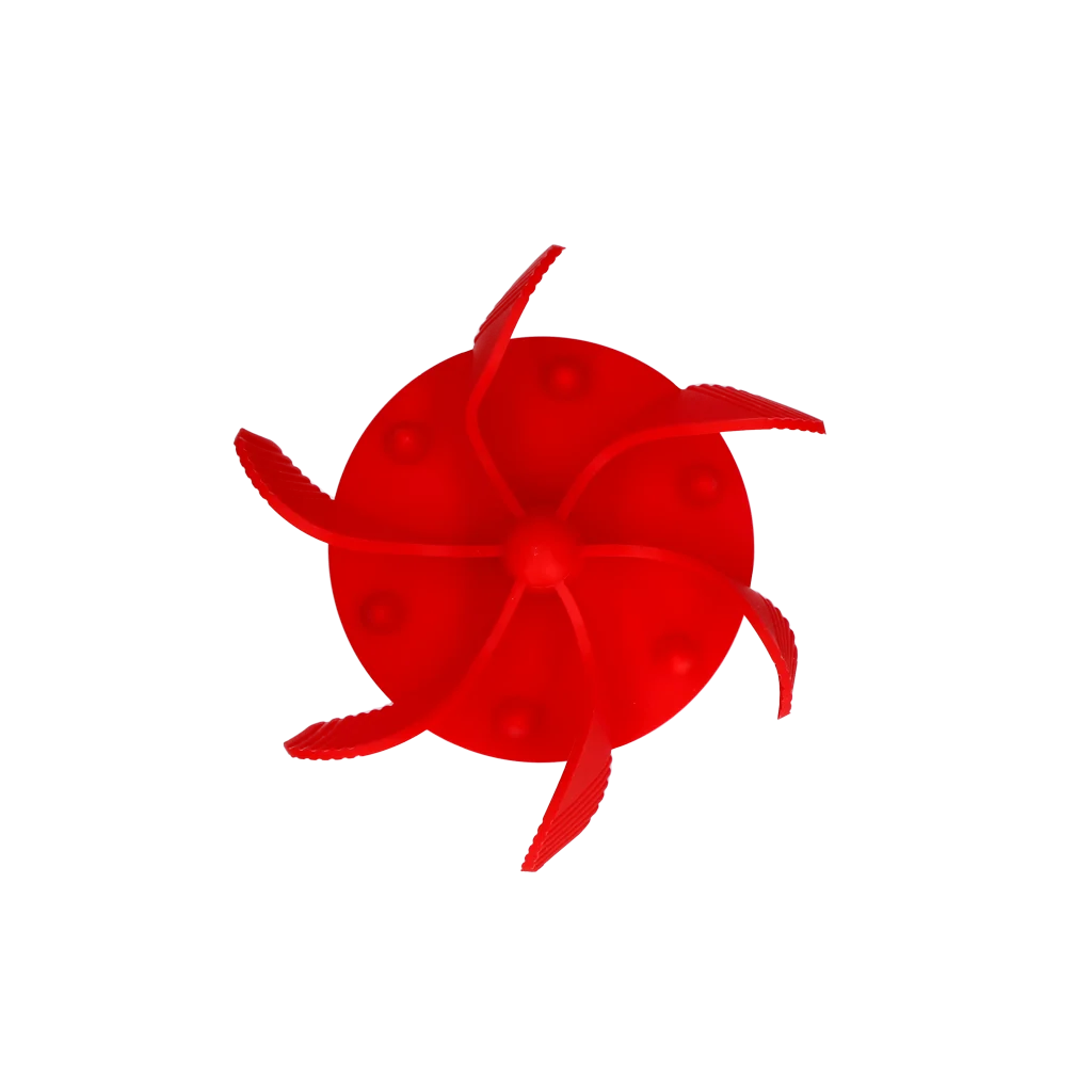 Insert anti glouton pour gamelle de chien avec ventouses, rouge M, diamètre de la base 11,5 cm – Eat Slow Live Longer Gobble Stopper – Image 3