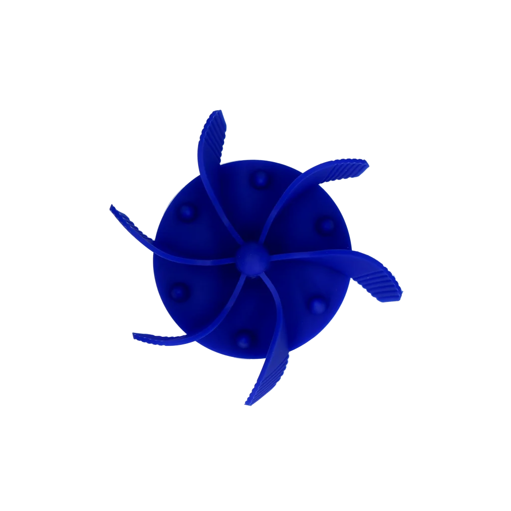 Insert anti-glouton pour gamelle de chien avec ventouses, bleu M, diamètre de la base 11,5 cm – Eat Slow Live Longer Gobble Stopper – Image 3