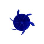Insert anti-glouton pour gamelle de chien avec ventouses, bleu S, diamètre de base 9,5 cm – Eat Slow Live Longer Gobble Stopper – Image 2