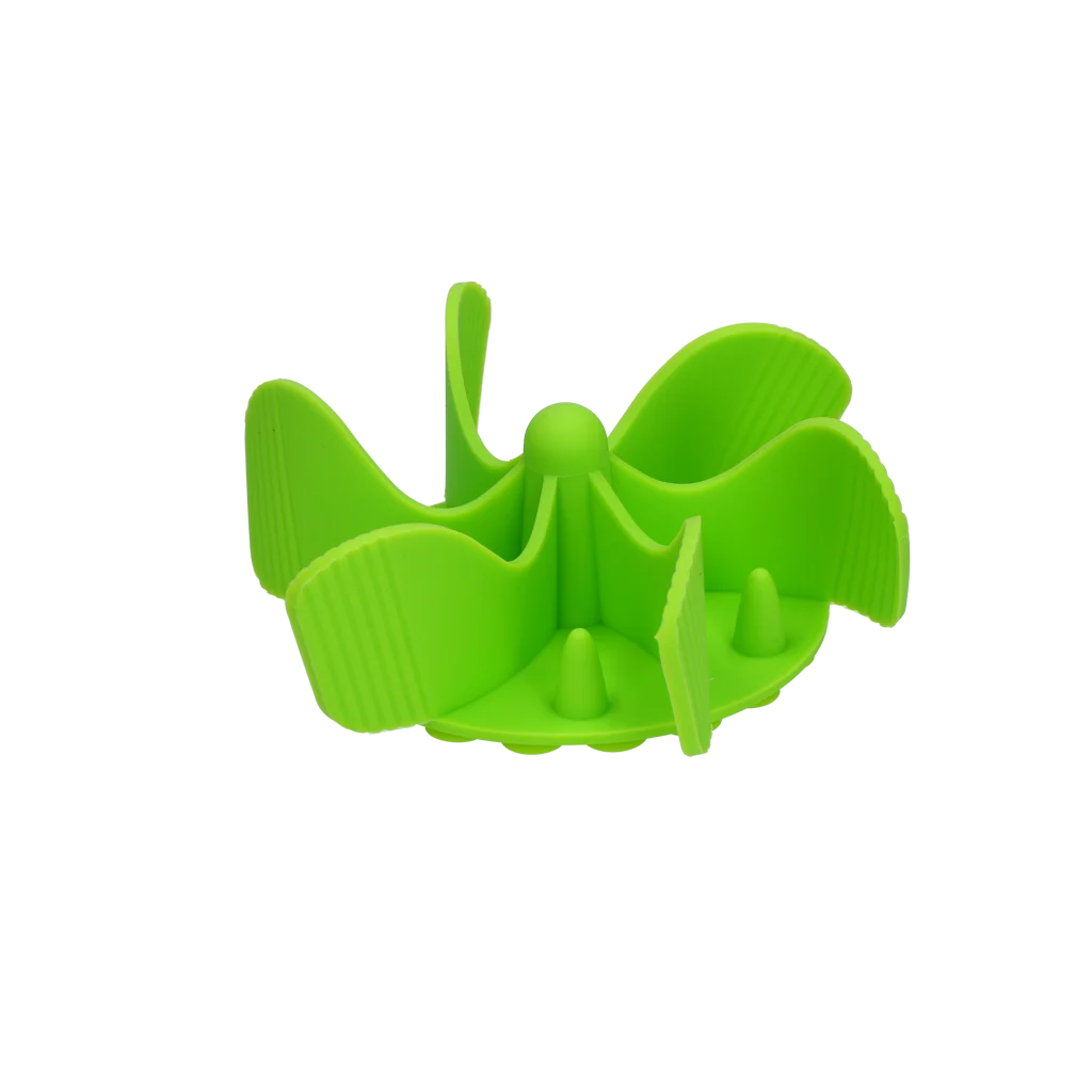 Insert anti glouton pour gamelle de chien avec ventouses, vert L, diamètre de la base 14,5 cm – Eat Slow Live Longer Gobble Stopper – Image 3