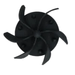 Insert anti glouton pour gamelle de chien avec ventouses, gris S, diamètre à la base 9,5 cm – Eat Slow Live Longer Gobble Stopper – Image 2