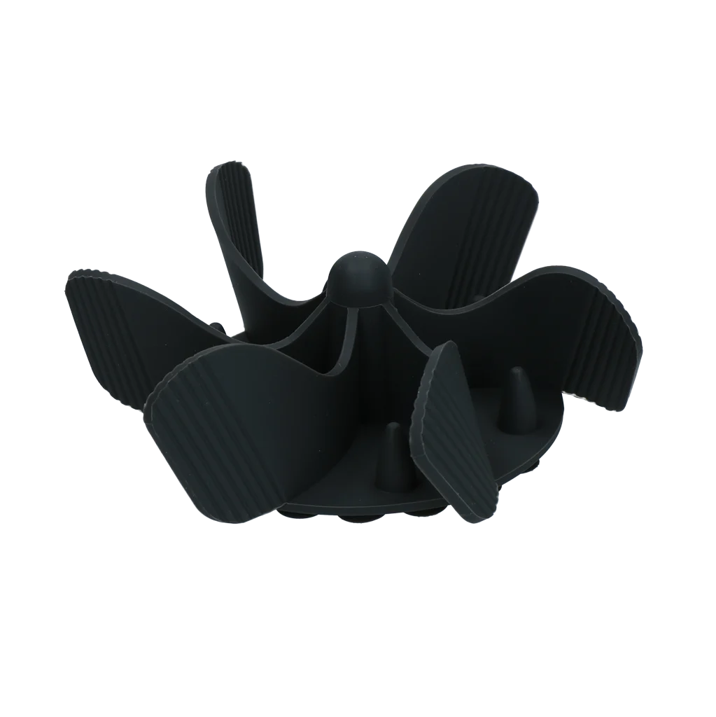 Insert anti glouton pour gamelle de chien avec ventouses, gris S, diamètre à la base 9,5 cm – Eat Slow Live Longer Gobble Stopper – Image 3