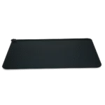 Tapis de gamelle en silicone avec rebord, M 38 x 54 cm, gris – Eat Slow Live Longer Spill Mat – Image 3