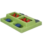 Puzzle pour chien avec pieds antidérapants, pour croquettes et friandises – Eat Slow Live Longer Puzzle Squared – Image 2