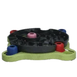 Puzzle pour chien pour croquettes et friandises avec pieds antidérapants – Eat Slow Live Longer Puzzle Roundabout – Image 2