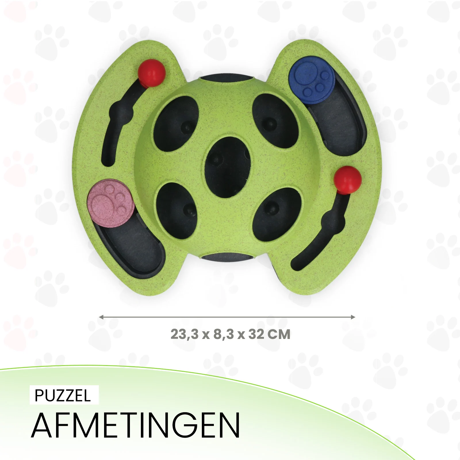 Puzzle pour chien pour croquettes et friandises avec pieds antidérapants – Eat Slow Live Longer Puzzle Beetle – Image 5