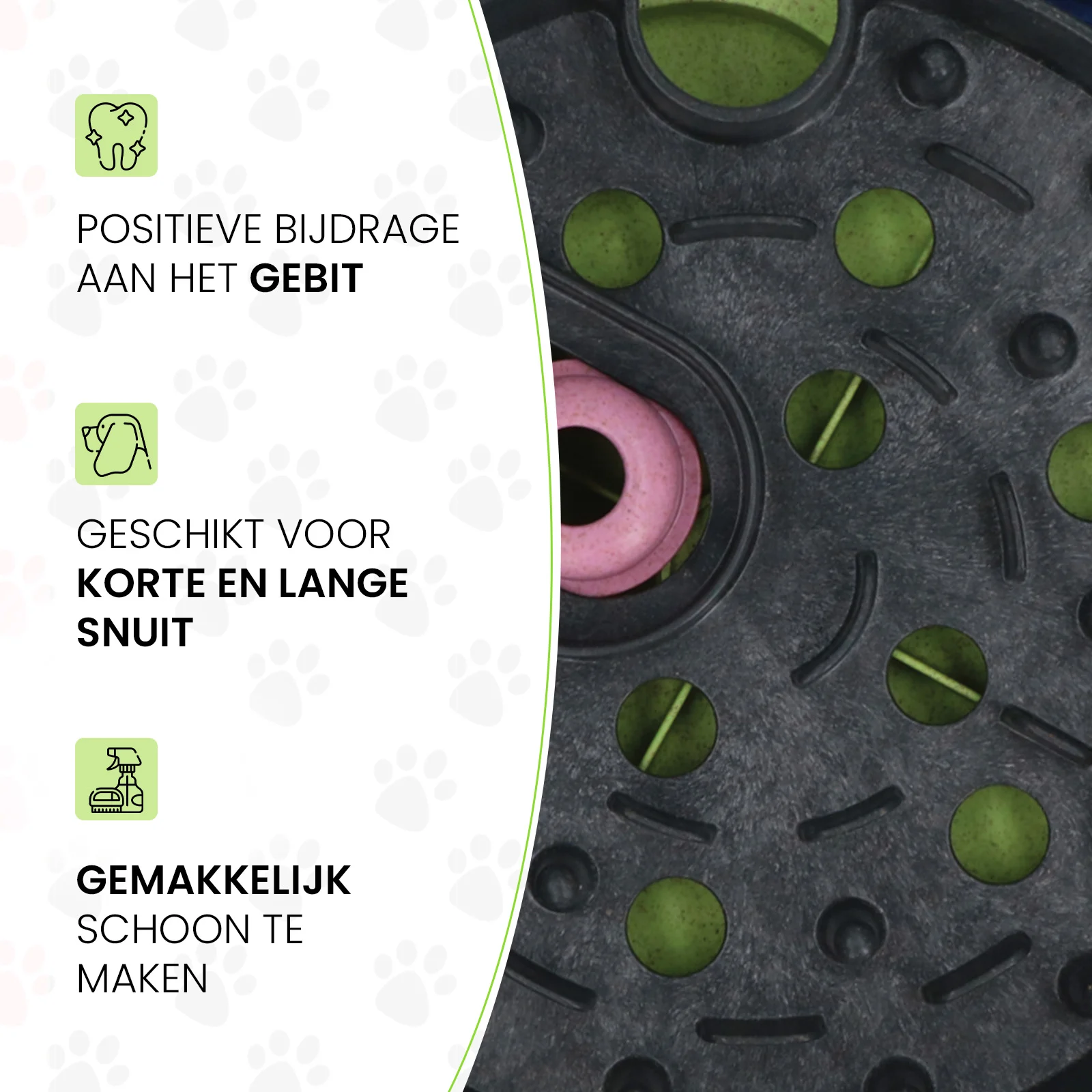 Puzzle pour chien pour croquettes et friandises avec pieds antidérapants – Eat Slow Live Longer Puzzle Roundabout – Image 6