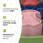Puzzle pour chien avec éléments coulissants pour croquettes et friandises – Eat Slow Live Longer Puzzle Disc – Image 5