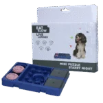 Puzzle pour chien pour croquettes et friandises, 13 x 19 cm – Eat Slow Live Longer Mini Puzzle Starry Night