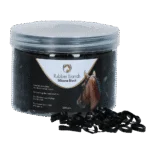 Élastiques à tresser en silicone, 500 pièces, noir – Excellent Horse Rubber Bands Silicone