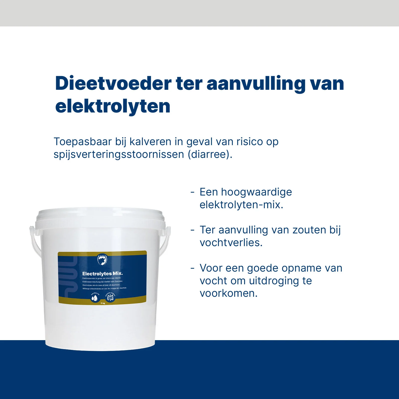 Mélange d’électrolytes pour veaux 5 kg – Excellent Electrolyts-Mix – Image 2