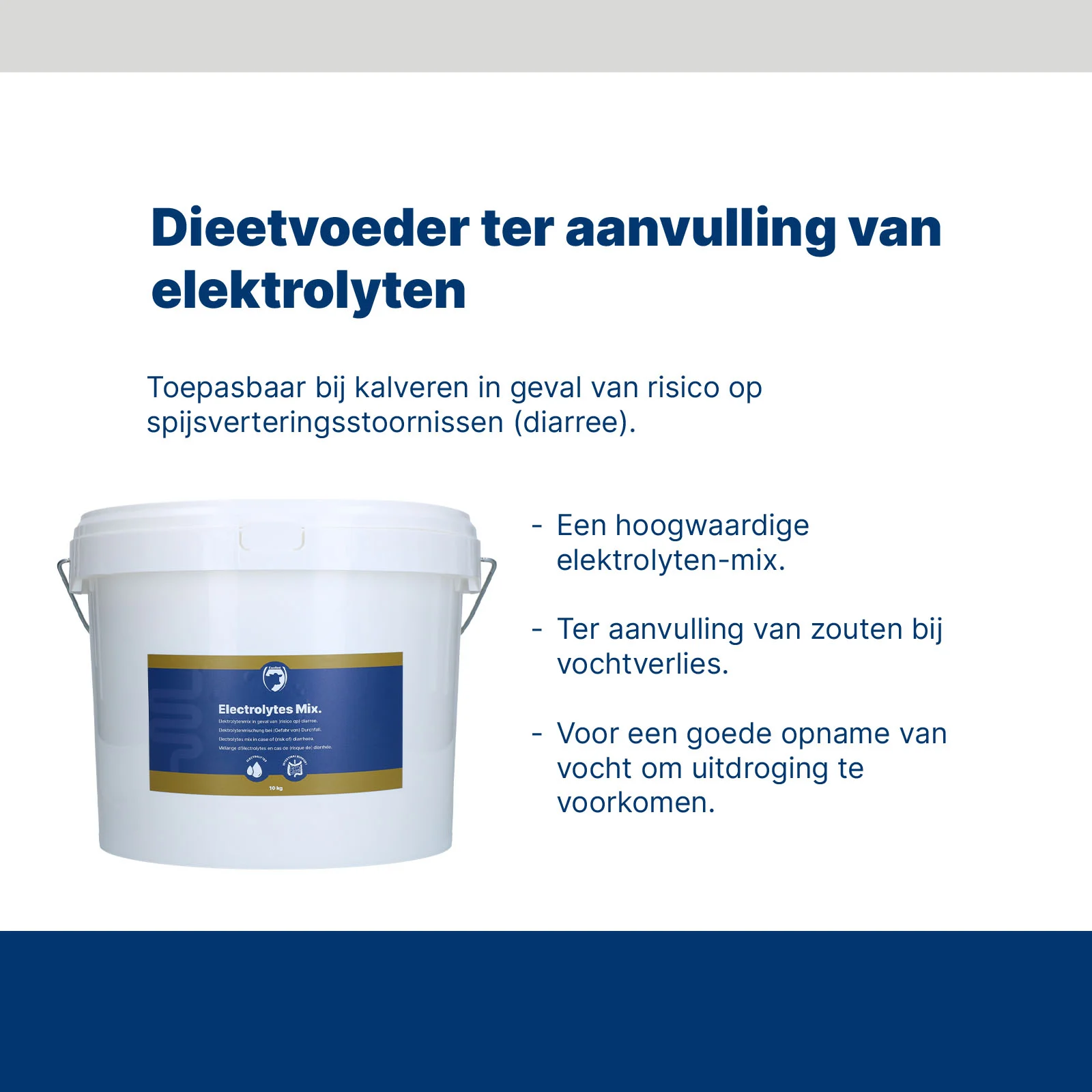 Mélange d’électrolytes pour veaux 10 kg – Excellent Electrolyts-Mix – Image 2