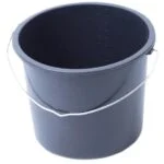 Seau noir gradué 12 l – Image 2