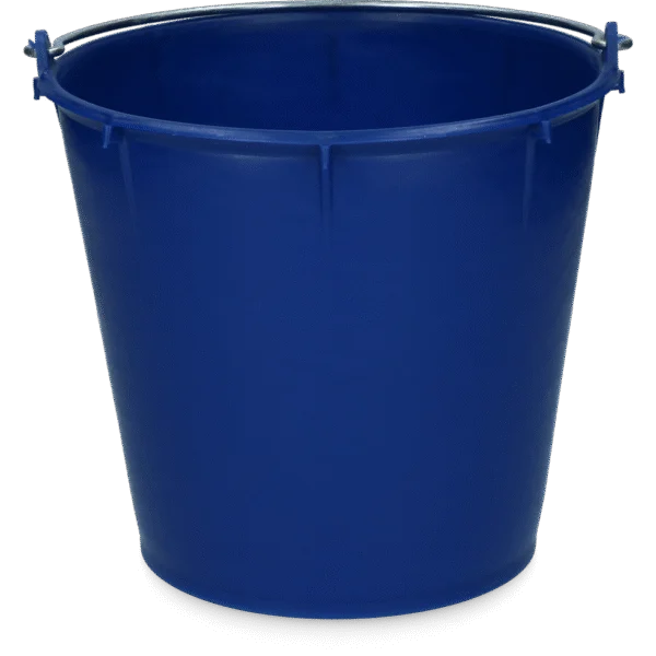 Seau avec anse galvanisée 7 l Bleu foncé – Vplast
